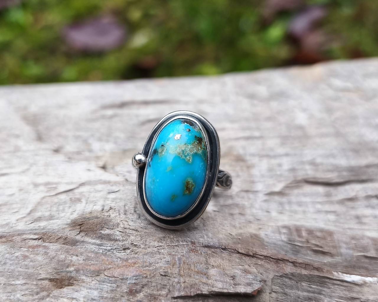Strieborný Prsteň s Tyrkysom