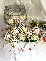 Dekorácie - Papierové ozdoby origami so zlatom, exkluzívna limitovaná kolekcia - 17967872_