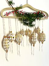 Dekorácie - Papierové ozdoby origami so zlatom, exkluzívna limitovaná kolekcia - 17967876_