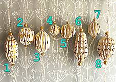 Dekorácie - Papierové ozdoby origami so zlatom, exkluzívna limitovaná kolekcia - 17967879_