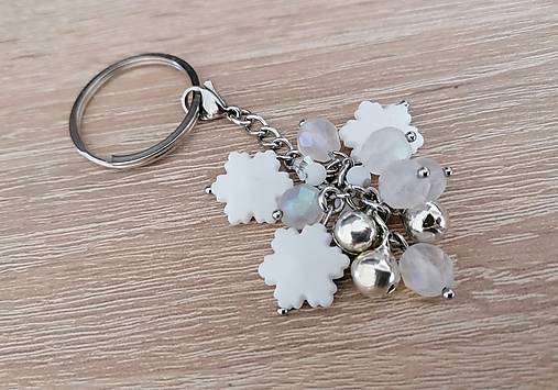 Kľúčenky - Kľúčenka - snehové vločky a roľničky - 17964999_