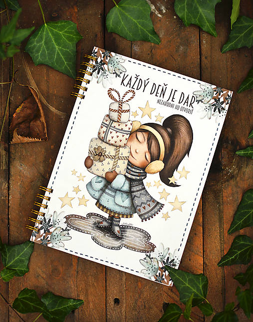 Papiernictvo - Zápisník Každý deň je dar - 17966150_