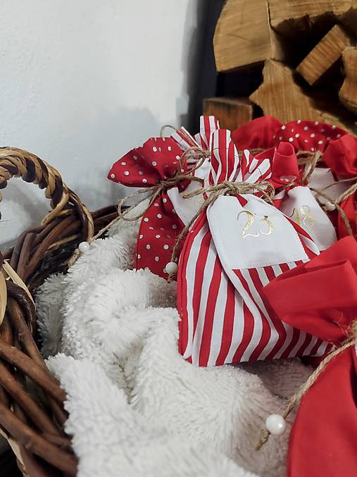 Dekorácie - Červený advent - 17964742_