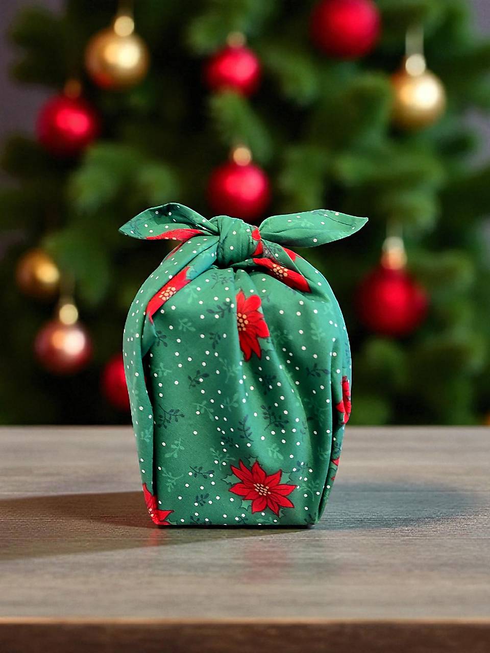 Furoshiki Vianočné ruže