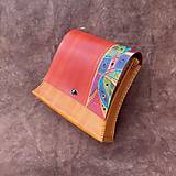 Kabelky - Kabelka žluto oranžová s abstraktním vzorem - 17964538_