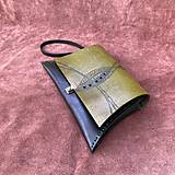 Kabelky - Do divadla - psaníčko - zelené - 17964545_