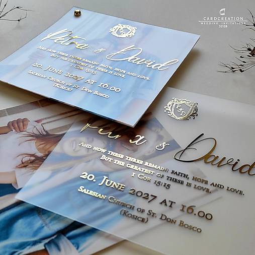 Svadobné oznámenie s fotkou 32128