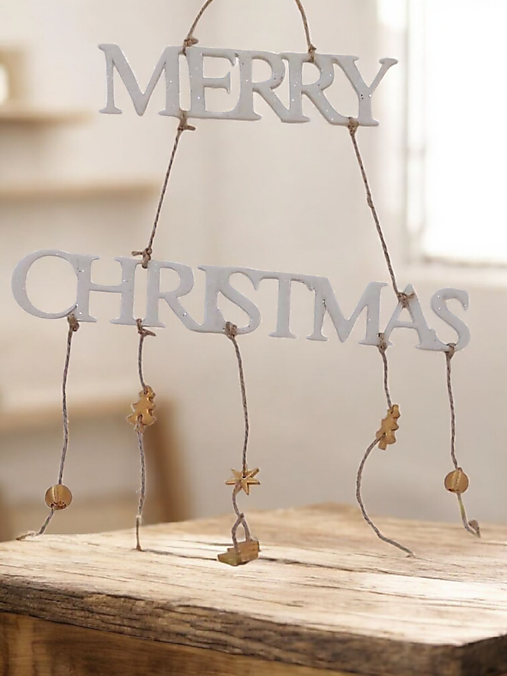 Závesná dekorácia - Merry Christmas