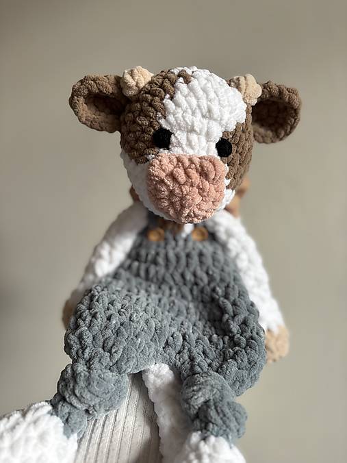 Hračky - Háčkovaná kravička - 17965539_