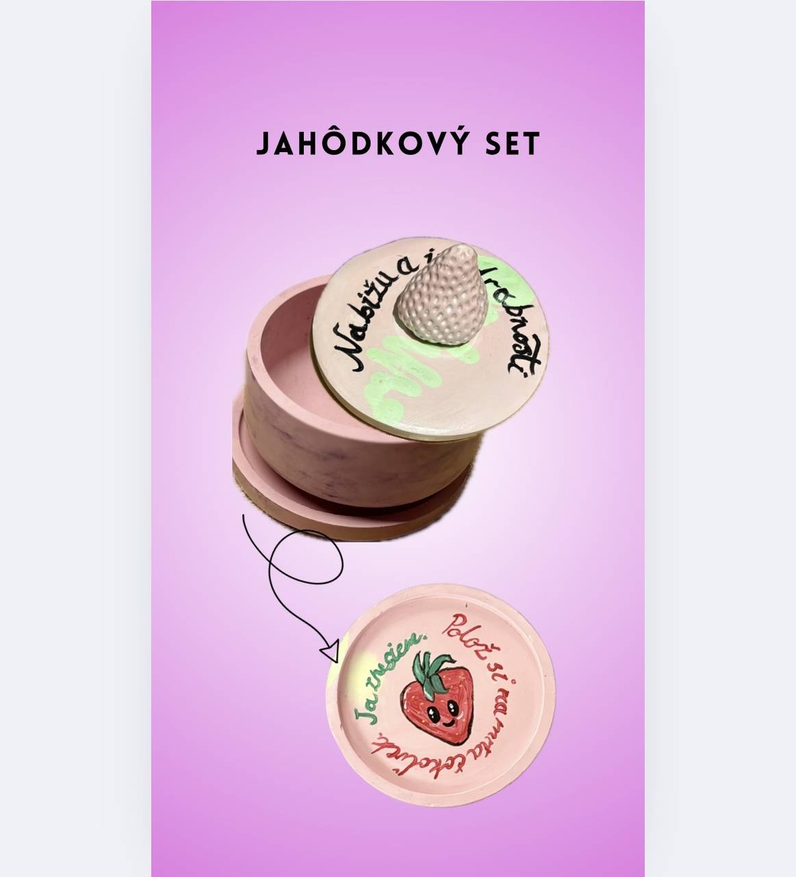 Ručne odliaty sadrový set pre všetkých, ktorí hľadajú pokoj v detailoch