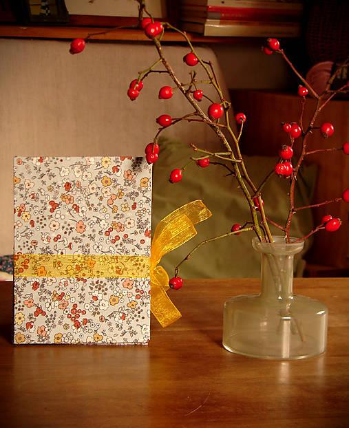 Papiernictvo - Leporelo album: "kvietky" - 17969014_