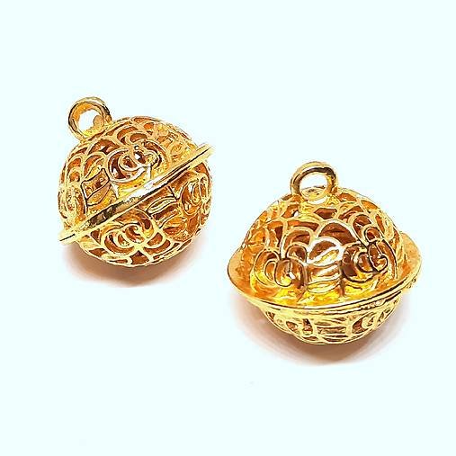 Kovový prívesok zvonček-1ks