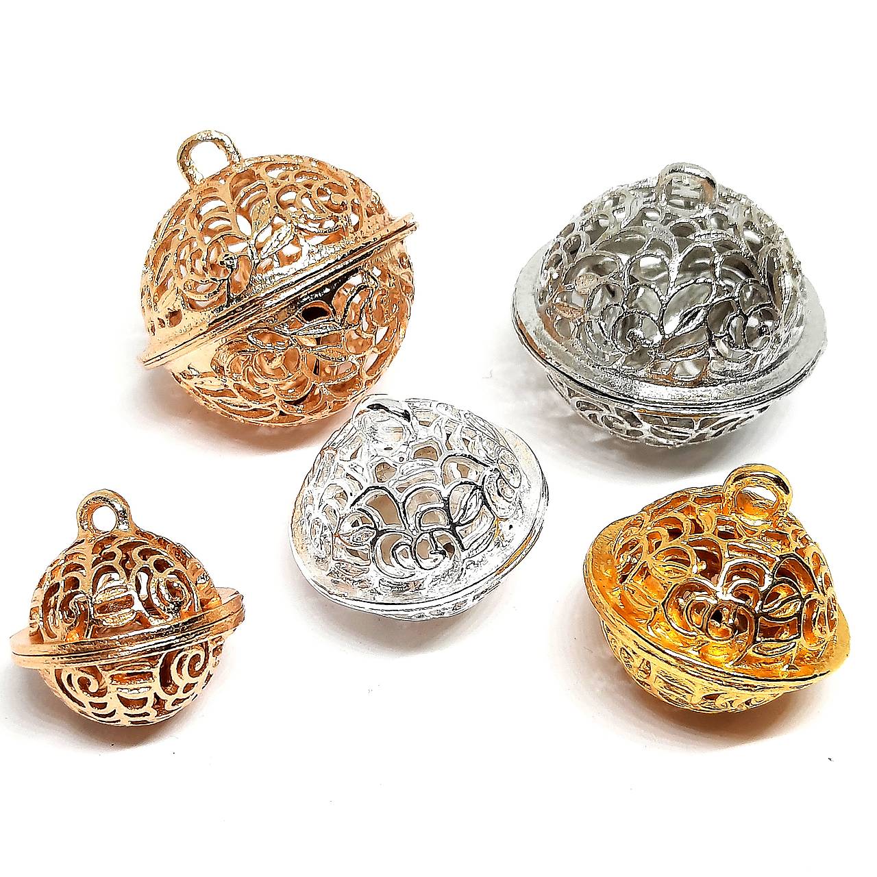 Kovový prívesok zvonček-1ks