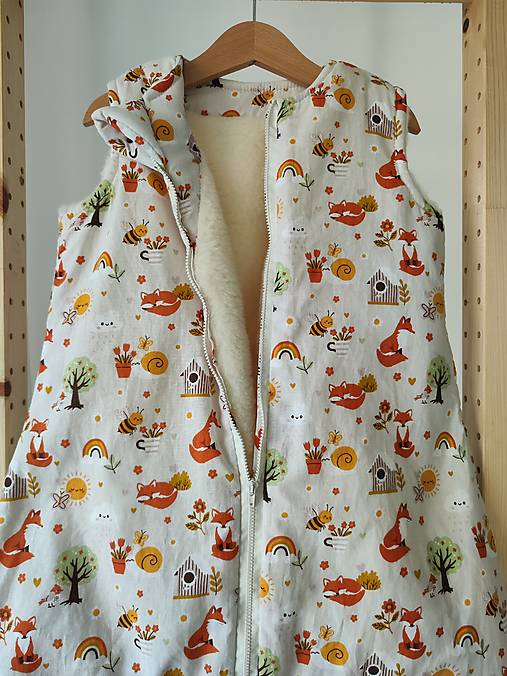 Detský textil - VLNIENKA Spací vak pre deti a bábätká 100% MERINO Top XS/S/M/L/XL/XXL Zvieratká - 17971426_
