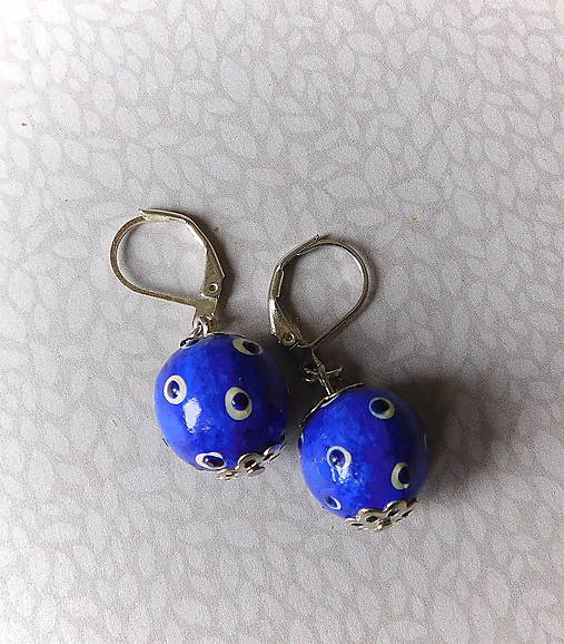 Náušnice - náušničky atramentové bodky - totálny výpredaj všetkého! - 17971336_