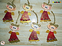 Dekorácie - Anjelik - na zavesenie Vianočný - 17971719_