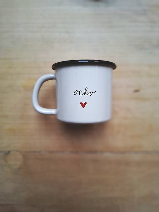 Nádoby - Smaltovaný hrnček pre ocka - 17971793_