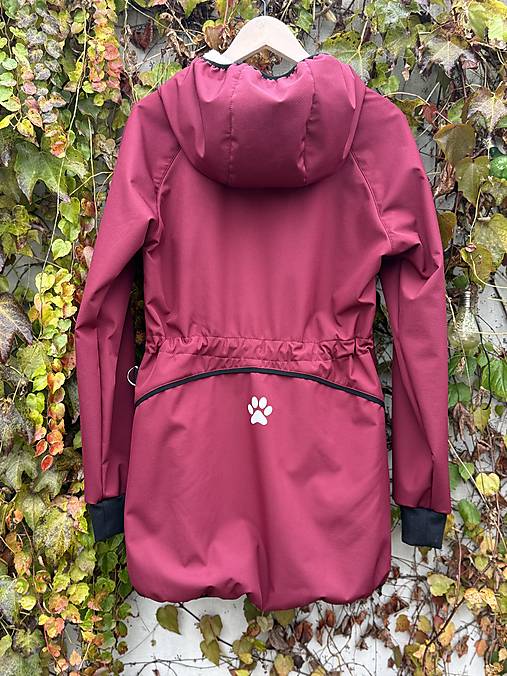 Výcviková bunda baranček-Bordová