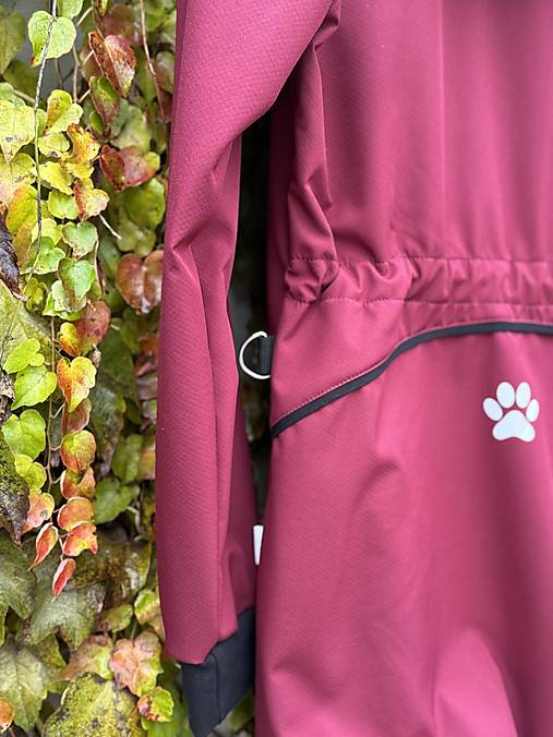 Výcviková bunda baranček-Bordová