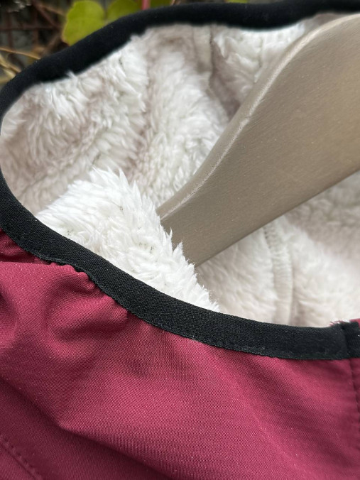 Výcviková bunda baranček-Bordová