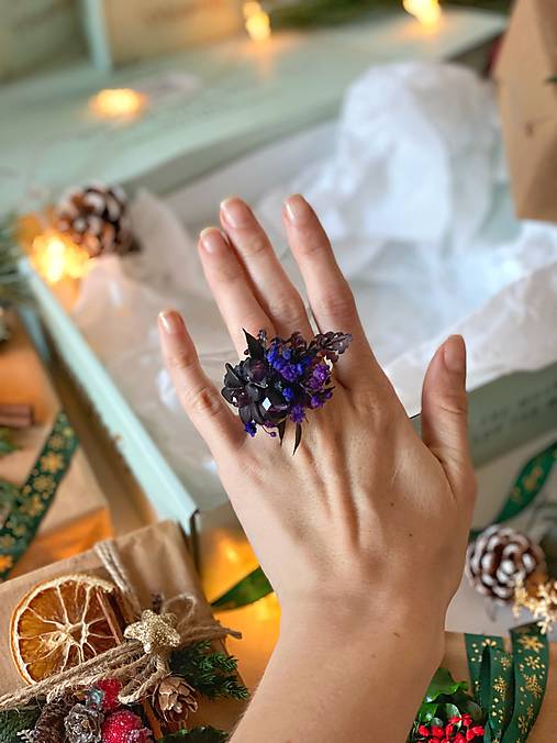 Darčekový box "lesná čarodejka" - korunka, prsteň a náušnice