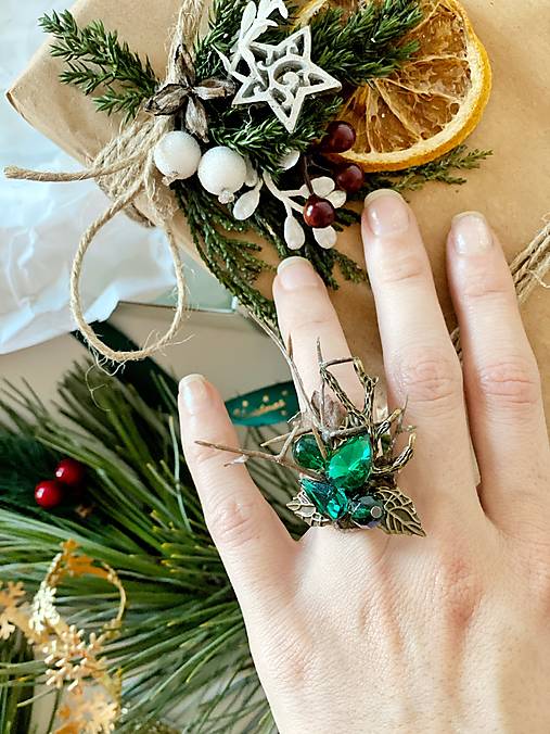 Darčekový box "elfské tajomstvá " - tiara, náušnice a prstienok