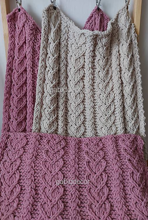 Deka jemnučká a ľahká detská z priadze alize puffy fine  (Detská deka)