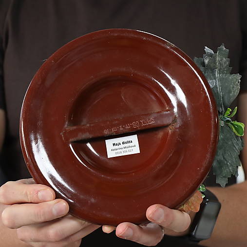 Upcyklovaná ručne maľovaná vianočná pokrievka