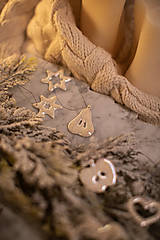 Dekorácie - Porcelánové Vianoce perleťové - ozdoby na stromček - 17968489_