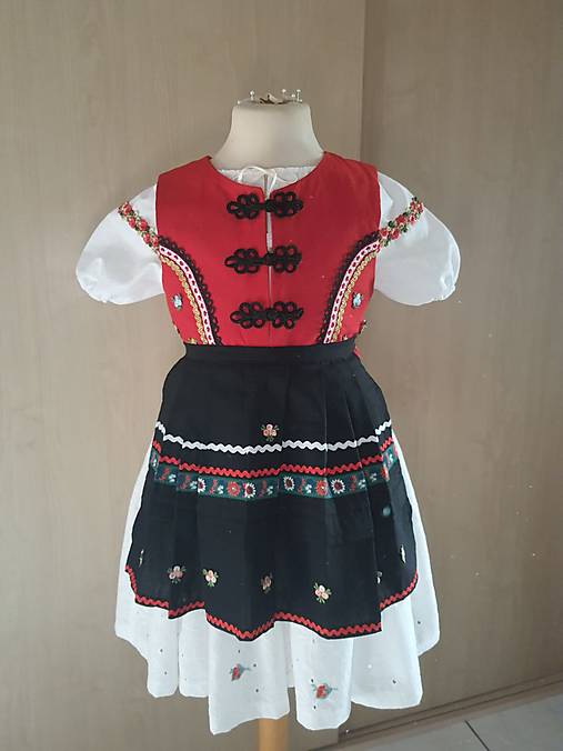 Šaty - Dievčenský kroj - 17970096_