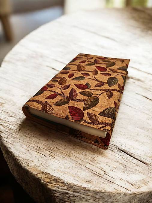 Papiernictvo - Korkový obal na knihu s farebnými lístkami - 17974814_