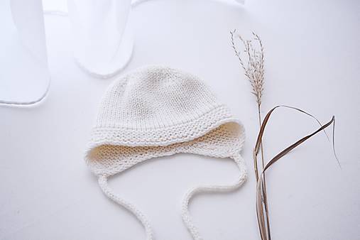 Detské čiapky - Čiapka pre bábätko - zimná zateplená - 17973972_