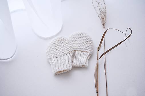 Detské doplnky - Rukavičky pre bábätko zimné zateplené - 17974821_