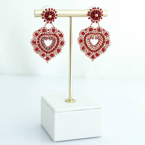 Romantické vycibrené srdiečka