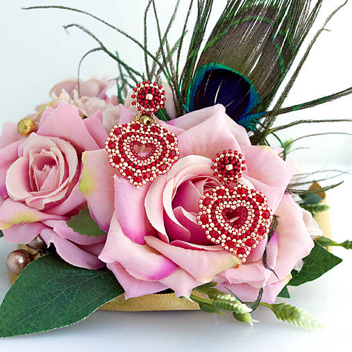 Romantické vycibrené srdiečka