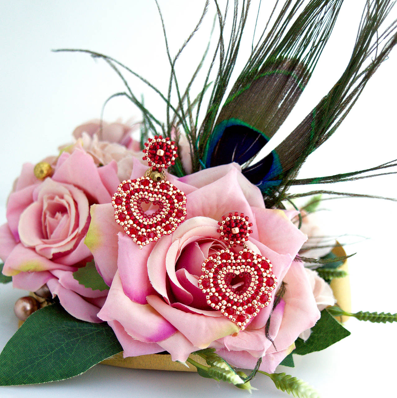 Romantické vycibrené srdiečka