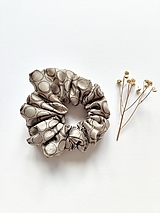  - Basic MAXI scrunchie (Béžová) - 17974598_