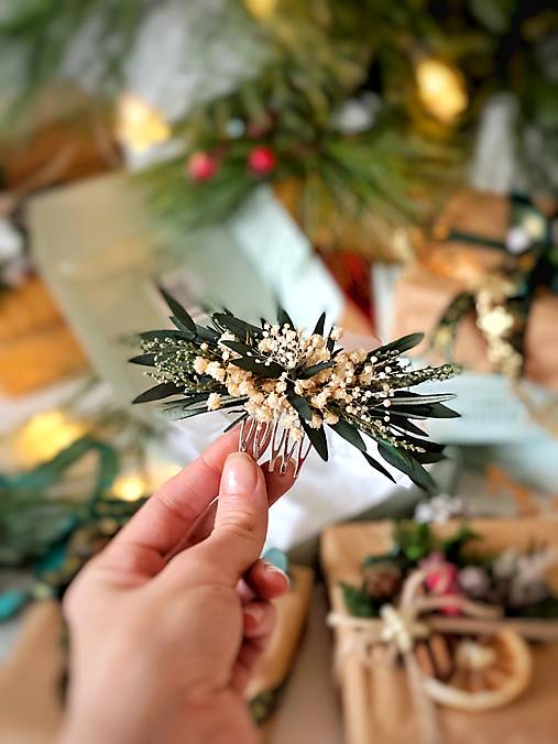 Darčekový box "nadýchnuť sa rána" - hrebienok a set vláseniek