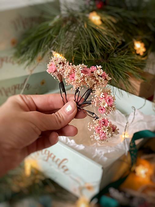 Darčekový box "sladká romanca " -  čelenka, náušnice a set vláseniek