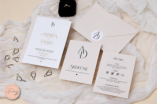 Svadobné oznámenie D#43