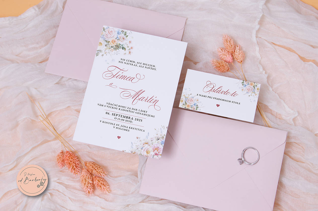 Svadobné oznámenie D#49