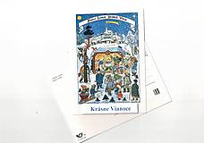 Papiernictvo - Pohľadnica 3D "Betlehém 1938" - Jozef Lada - 17972117_