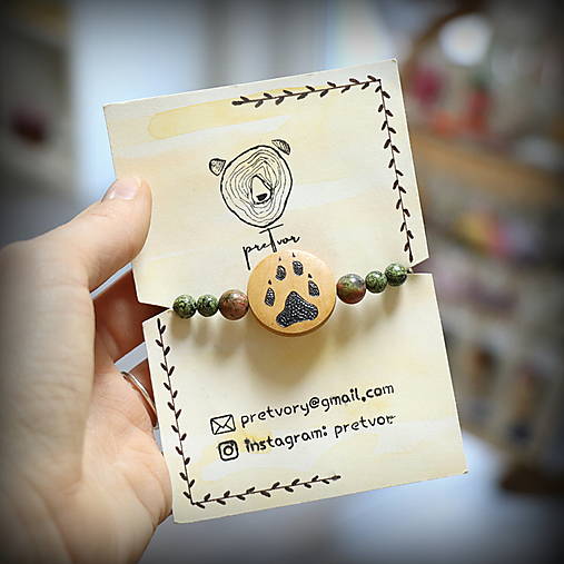 Drevené náramky od Pretvor