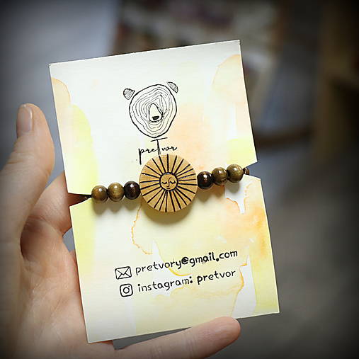 Drevené náramky od Pretvor