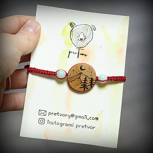 Drevené náramky od Pretvor