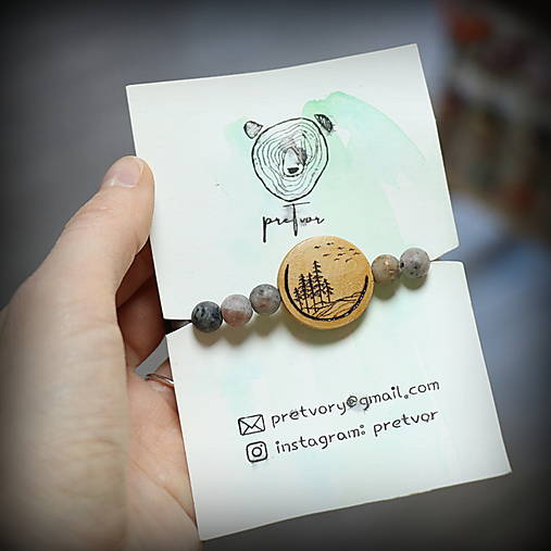 Drevené náramky od Pretvor