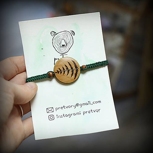 Drevené náramky od Pretvor