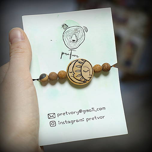 Drevené náramky od Pretvor