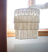 Svietidlá - Macramé luster - 17976023_