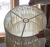 Svietidlá - Macramé luster - 17976065_